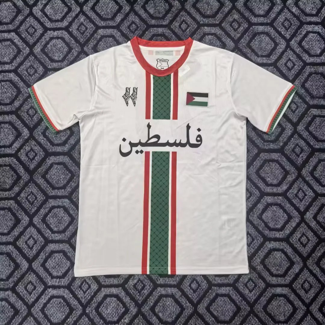 AAA Quality Palestine 25/26 Special White Soccer Jersey